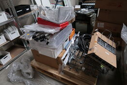 Palle med div. Reservedele til opvaskemaskiner m.m.