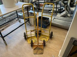 3.Stk. Gasflaske holder på hjul