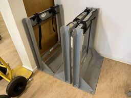 Arbejdsbord plade med stål ben