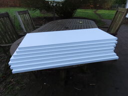 7 stk. hylder til IKEA skabe