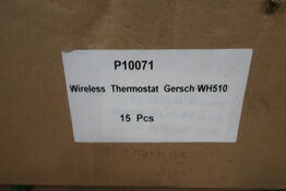 15 stk. trådløse termostater ROOM THERMOSTAT WH501RF
