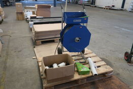 Båndstrammervogn samt båndstrammer