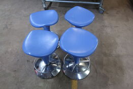 4 stk. justerbar barstol REXITE