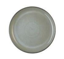 18 stk. Tallerken stentøj kaki 240 mm Rustik