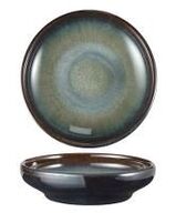 23 stk. Skål på fod stentøj mint 130 mm Rustik