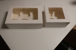 2300 stk. 4 og 6 hul cupcake box