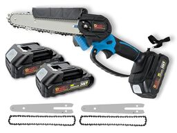 Batteri kædesav med kulfri motor.