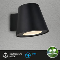 2 stk. briloner led udendørs væglampe 9,5 cm sort(ubrugt