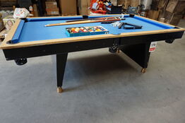 Billard bord med skifferplade og tilbehør (MOMSFRI) 