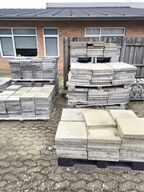 9 paller med belægningssten 