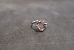 Just Add Love Bonded Heart Rings - Rose str. O