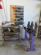 Test/rette bænk med værktøj