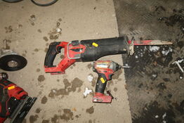 2 stk. akku håndværktøj MILWAUKEE M18, M18 FSZ