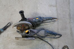 2 stk. vinkelslibere BOSCH, MAKITA