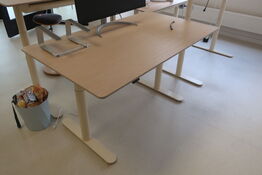 El. hæve/sænke skrivebord MONTANA uden indhold