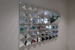 2 stk. vægdekorationer VERPAN Mirror Sculpture 