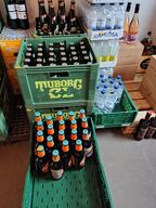 4 ks. øl samt løse flasker