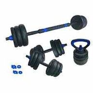 ASG Justerbart Vægtsæt 20 kg. - Sort/Blå 