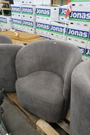 3 stk. Loungestole på drejefod