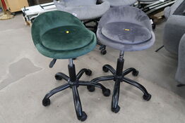 2 stk. Taburatter på hjul VIDA XL