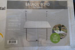 Foldbart balkon bord