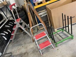 Lagerstiger FARAONE, træwienerstige samt stativ til frontruder