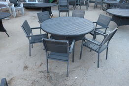 6 stk. havestole og havebord