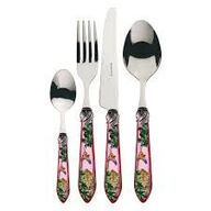 Bestiksæt 4 dele BUGATTI FALABELLA JUNGLE ROSA PERL PINK