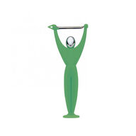 Grøntsagsskræller BUGATTI GYM GREEN