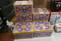 7 sæt kaffekoger, kopper, kaffedåse, pinde, BIALETTI DOLCE & GABBANA