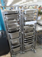 3 stk. Stikvogne med gastrobakker