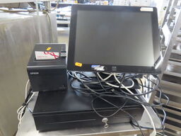 Kasseapperat med pengekasse og bon-printer ELO, EPSON