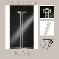 Kemi wofi led gulvlampe fjernbetjening, dæmpbar(ubrugt)