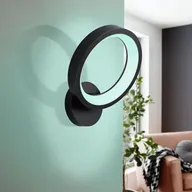 2 stk. eglo marghera-c væglampe connect smart home Væglampe sort(ubrugt)