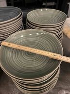 100 stk. Dyb tallerken (22cm.)