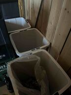 3 stk.  skraldespande