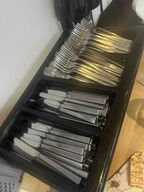 Diverse bestikbakker (uden bestik)