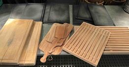 15 stk. blandede skærebrætter