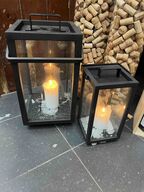 2 stk. Lanterner fra Caneline en lille og en stor