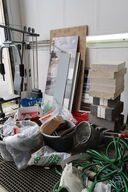 Lager & byggematerialer: Pallereol, værktøj mv. 