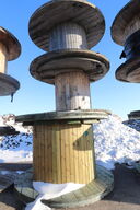 3 stk store kabeltromler