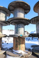 3 stk store kabeltromler