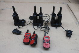 9 stk. Walkie-talkie BILTEMA