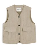 Vest Heavy Linen AIAYU Str.: XS