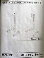 Stander på hjul til TV/monitorer