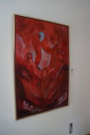 Komposition YVONNE LYTTHANS PETERSEN OLIE PÅ LÆRRED