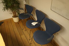 3 stk. spisebordsstole ARNE JACOBSEN 7'ER
