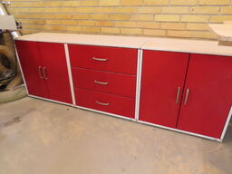 3 stk. Skabe/skuffer