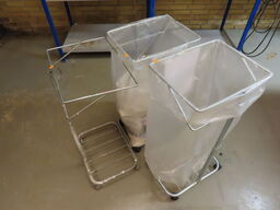 3 stk. Affaldsstativer