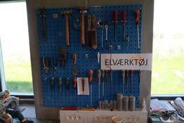 Værktøjstavle med div. Værktøj